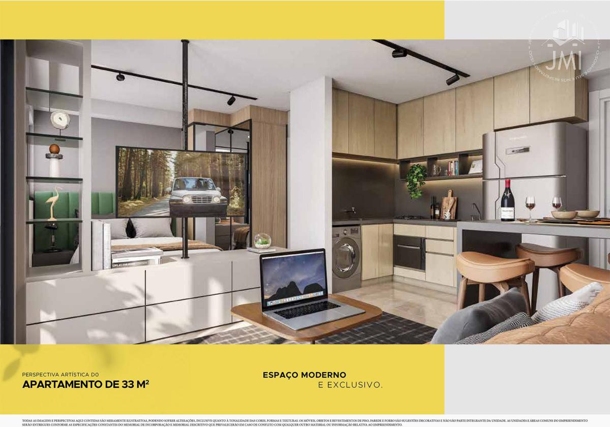  - Apartamento de luxo com 1 quarto, 33,65m², à venda em São José dos Campos, Jardim Esplanada