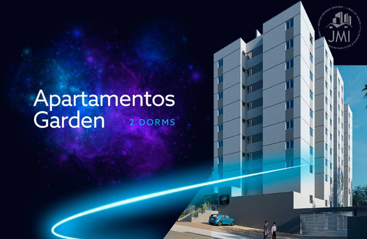 Apartamento Garden à venda com 2 quartos, 82,16m² - Chácaras São José,